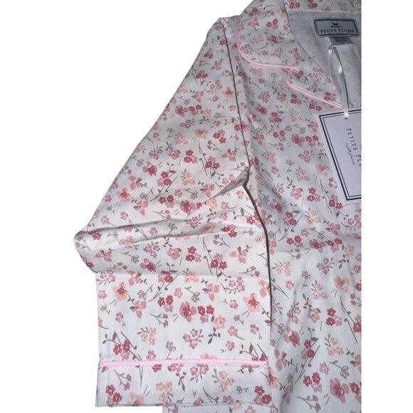 Petite Plume Girls Floral Pajama Set Size 3T 50% Cotton 50% Modal - Picture 3 of 8